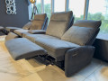 Диван Амарони прямой с реклайнерами с баром сайт цены